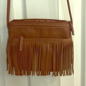 Tignanello fringe crossbody